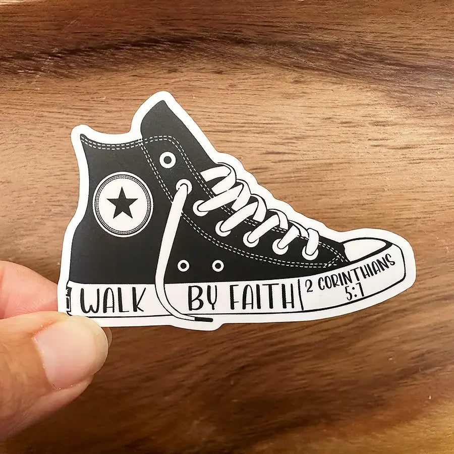 Walk By Faith Sticker
